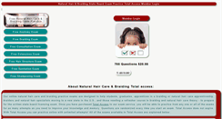 Desktop Screenshot of natural-hair-n-braiding.com